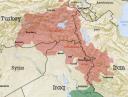 Kurdish areas in multiple states…northern Iraq in particular